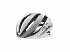 Giro Aether Mips – Cykelhjelm Road – Str. 51-55 Cm – Mat Hvid Sølv