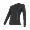 Sensor Merino Active Tee LS – Uldundertrøje Med Lange ærmer – Dame – Sort – Str. M -Brandudsalg Cykelhjelm butik 11109024 A default