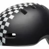 Bell Helmets Bell Lil Ripper – Cykelhjelm – Str. 45-52 Cm – Checkers Mat Sort Hvid -Brandudsalg Cykelhjelm butik 117104364 A default