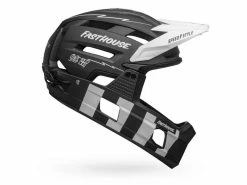 Bell Helmets Bell Super Air R Spherical – Cykelhjelm MTB – Str. 55-59 Cm – Sort Hvid