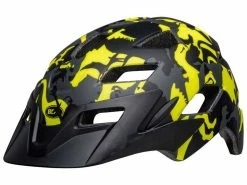 Bell Helmets Bell Sidetrack – Cykelhjelm Junior Str. 50-57 Cm – Mat Sort Camos