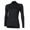 Sensor Dame Svedundertrøje Lange ærmer Double Face Evo Sort Str. XL -Brandudsalg Cykelhjelm butik 12110010 A default