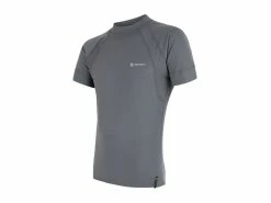 Sensor Double Face – Svedundtrøje Med Korte ærmer – Grå – Str. L