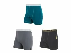 Sensor Double Face – Boxer Shorts – 3 Pak – Sort/blå/grå – Str. L