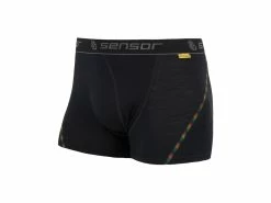 Sensor Merino Air Boxers – Uldunderbukser M. Kort Ben – Mand – Sort – Str. XXL