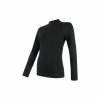 Sensor Merino Extreme – Merinoulds T-shirt M. Lange ærmer – Dame – Sort – Str. S