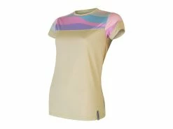 Sensor Coolmax Impress – T-shirt Med Korte ærmer – Dame – Sand – Str. L