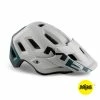 MET Roam Mips – MTB Cykelhjelm – Mat Grå/Petrol Blå – Str. 56-58 Cm