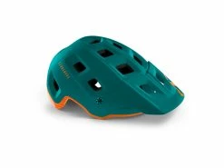 MET Terranova – MTB Cykelhjelm – Mat Alpine Green Orange – Str. 52-56 Cm