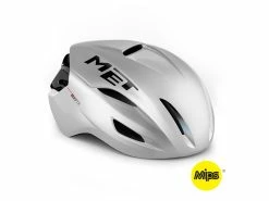 MET Manta Mips – Aero Cykelhjelm – Mat White Holopraphic – Str. 56-58 Cm