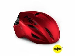 MET Manta Mips – Aero Cykelhjelm – Red Metallic – Str. 52-56 Cm