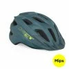 MET Crackerjack MIPS – Cykelhjelm Til Børn – Mat Petrol – Str. 52-57 Cm