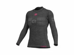 ALE Alé Seamless Wool – Uld Undertrøje Dame – Mørkegrå – Str. M/L