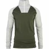 Bula – Retro Wool Half Zip – Svedundertrøje – Olive – Str. M -Brandudsalg Cykelhjelm butik 720579 DOLIVE M A default