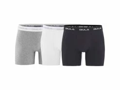 Bula Boxers – Underbukser – 3 Pak – Sort/Hvid/Grå – Str. XL