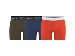 Bula Boxers – Underbukser – 3 Pak – Olive/Blå/Orange – Str. L