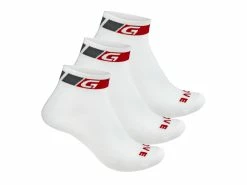 GripGrab Classic Low Cut 3Pack 9011 – Cykelstrømpe Kort – Hvid – Str. L