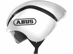 Abus GameChanger TT – Aero Cykelhjelm – Shiny White – Str. M