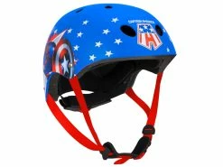 Seven – Avengers Captain America – Cykelhjelm – Blå – Str. 54-58 Cm