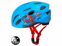 Seven – Spiderman – Cykelhjelm Med In-mold – Blå – Str. 52-56 Cm