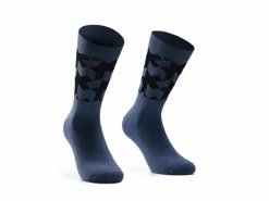 Assos Monogram Evo – Cykelstrømper – Stone Blue – Str. II