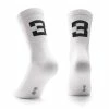 Assos Poker – Cykelstrømper No.3 – Hvid – Str. II -Brandudsalg Cykelhjelm butik p13.60.708.57.3 default