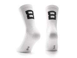 Assos Poker – Cykelstrømper No.8 – Hvid – Str. II